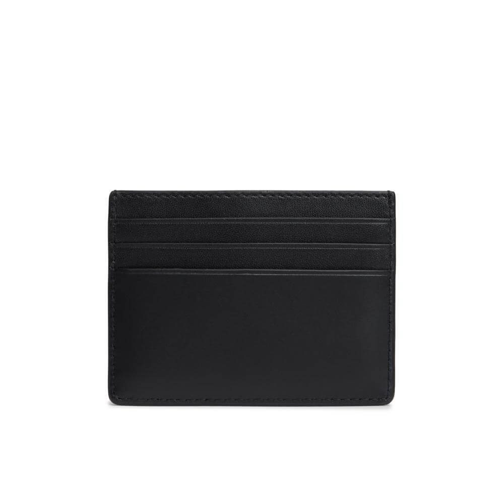 Tommy Hilfiger Embossed Flag Leather Credit Card Holder